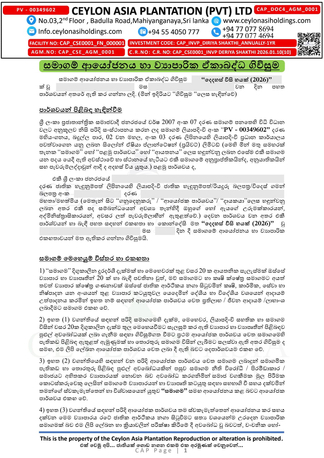 Investment Document 13
