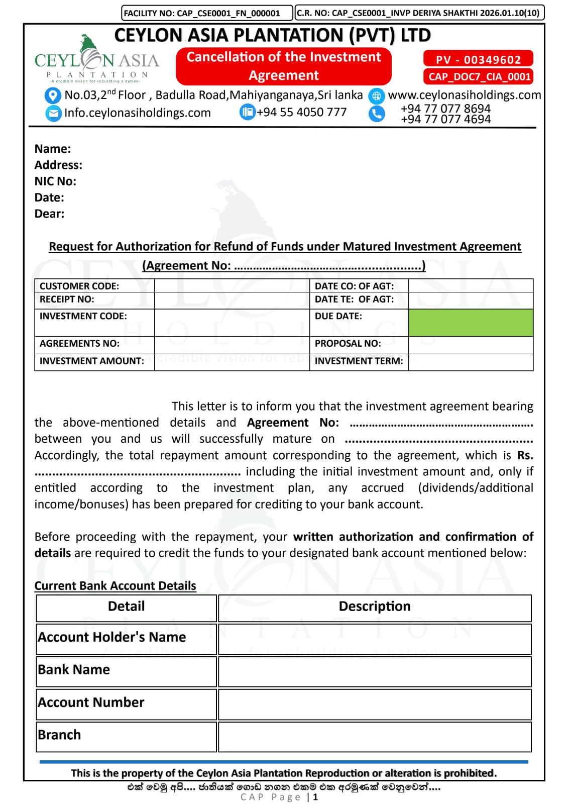 Investment Document 6